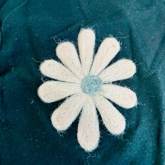 NEW AAEDA EMBROIDERED FLORAL KNIT VEST - Picture 3 of 7